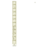 Omnigrid Ruler 1 in x 12 in